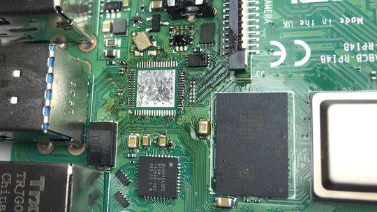 Raspberry Pi 4 Model B - PCIe - USB3.0 bridge removed